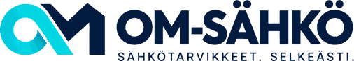 OM-Sähkö – Sähkötarvikkeet. Selkeästi.