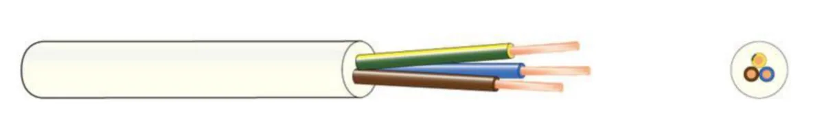 Asennuskaapeli-HF Kajote MSK-HF ECA - ASENNUSKAAPELI-HF TAIP. KAJOTE MSK HF 5X2,5S VALK R50 ECA