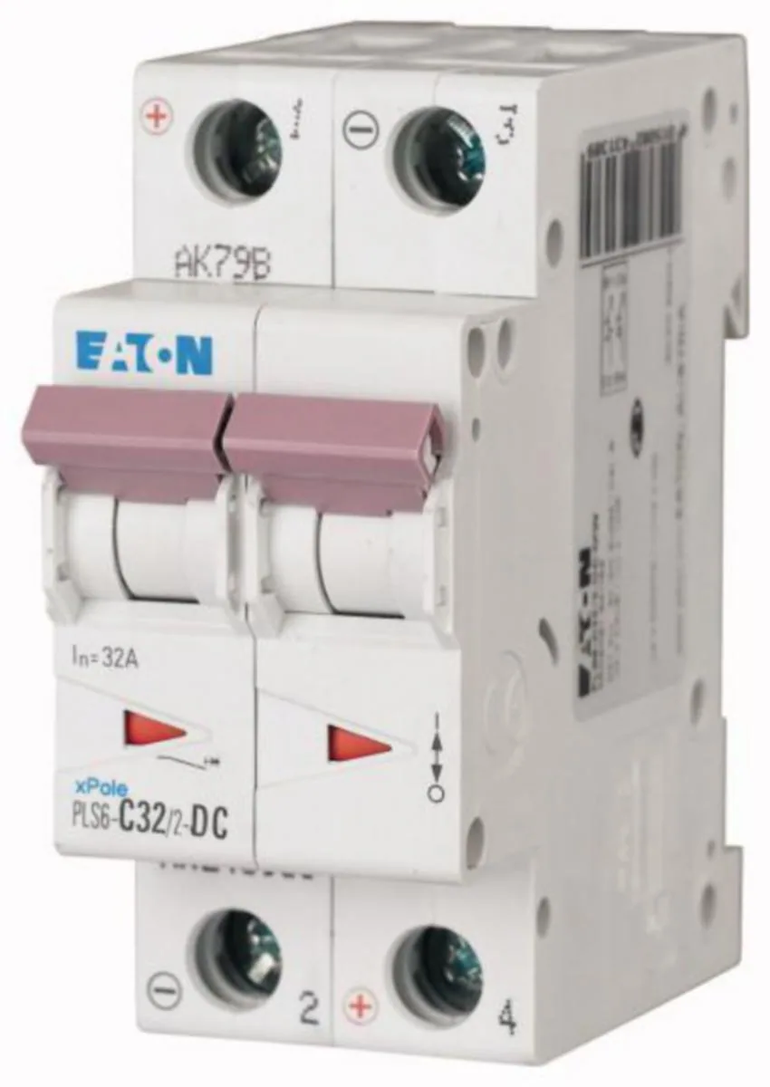 Johdonsuojakatkaisija Eaton Xpole PLS6-C32/2-DC-MW