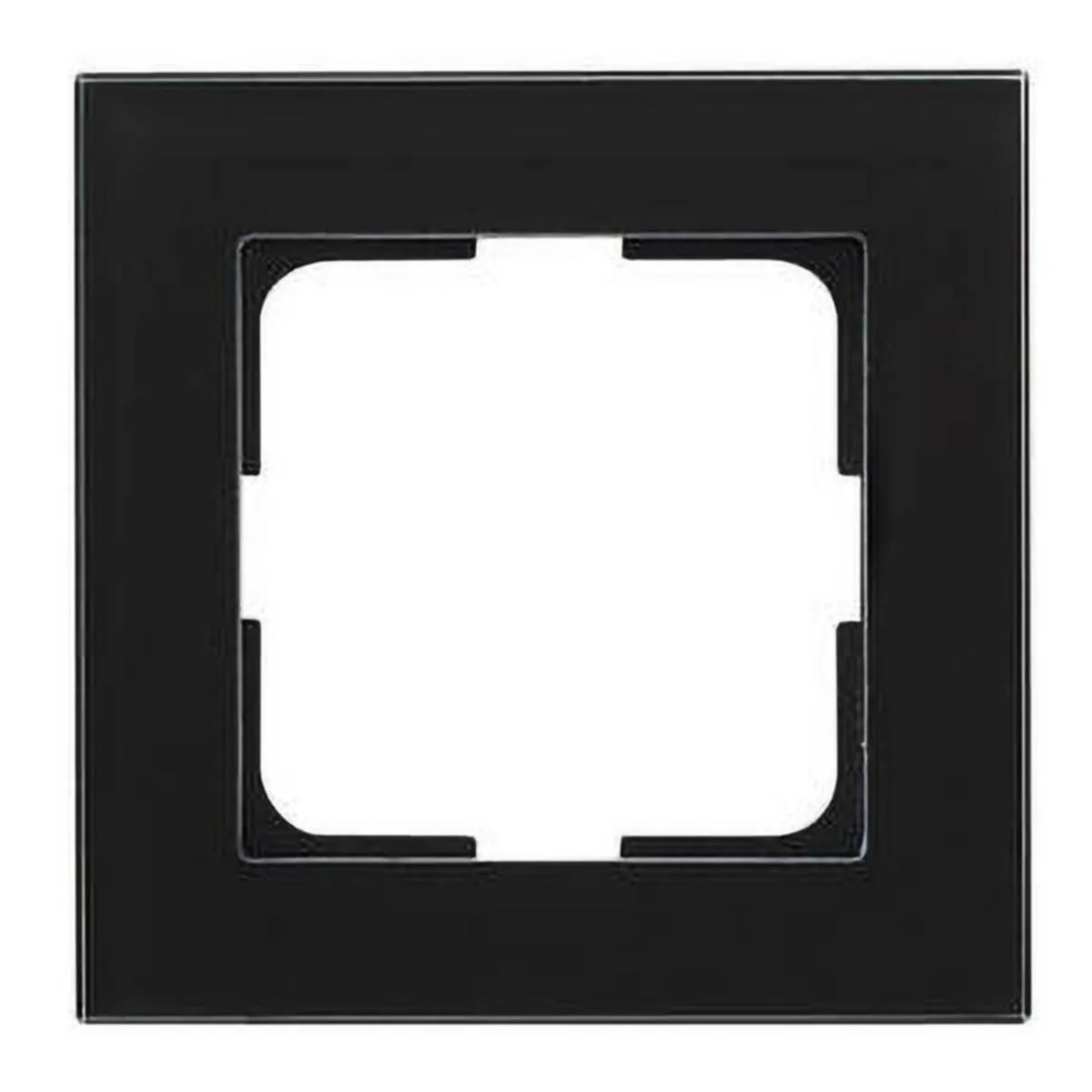 Peitelevy ELKO Plus Option-kehys 1OS/IP20/86MM MUS LASI OPTION – musta