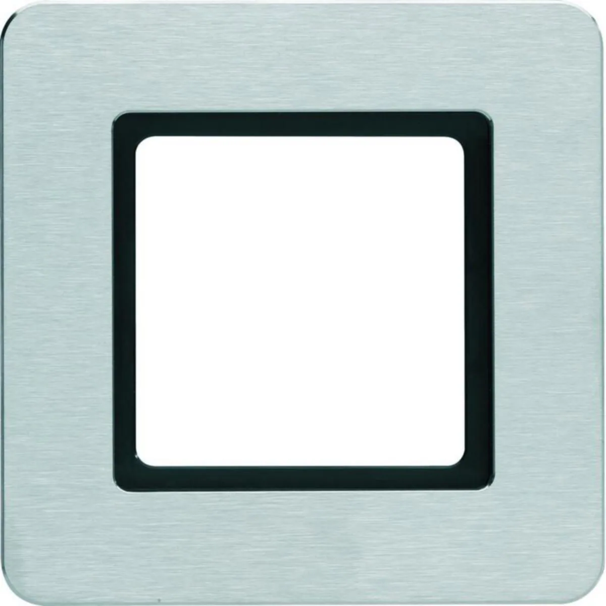 Peitelevy Hager Q.7 1f. f. LED light module RST – ruostumaton teräs (RST)