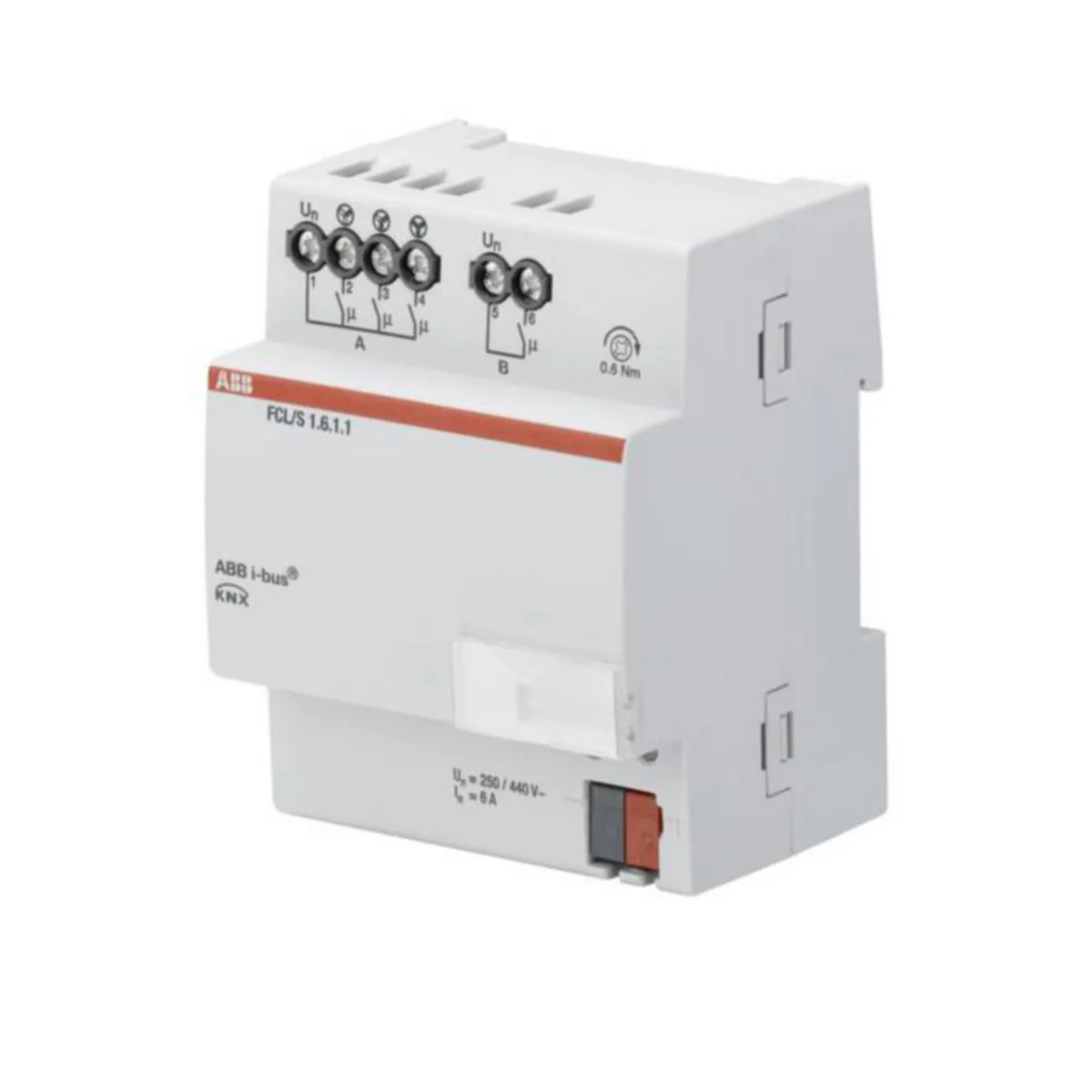 Puhallinkonvektoriohjain KNX ABB FCL/S1.6.1.1 - LÄHTÖYKSIKKÖ LÄMMITIN KNX ABB 4X6A R T DIN
