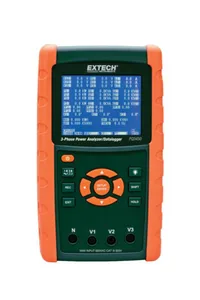 Sähkönlaatumittari/Dataloggeri PQ3450-30 Extech - SÄHKÖNLAATUMITTARI EXTECH DATALOGGERI LCD