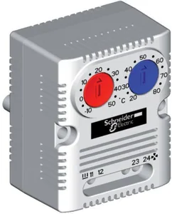 Termostaatti Schneider Electric Universal Enclosures - TERMOSTAATTI UNIVERSAL ENCLOSU KAKSOISTERM 0-60°C 1SULK+1AV