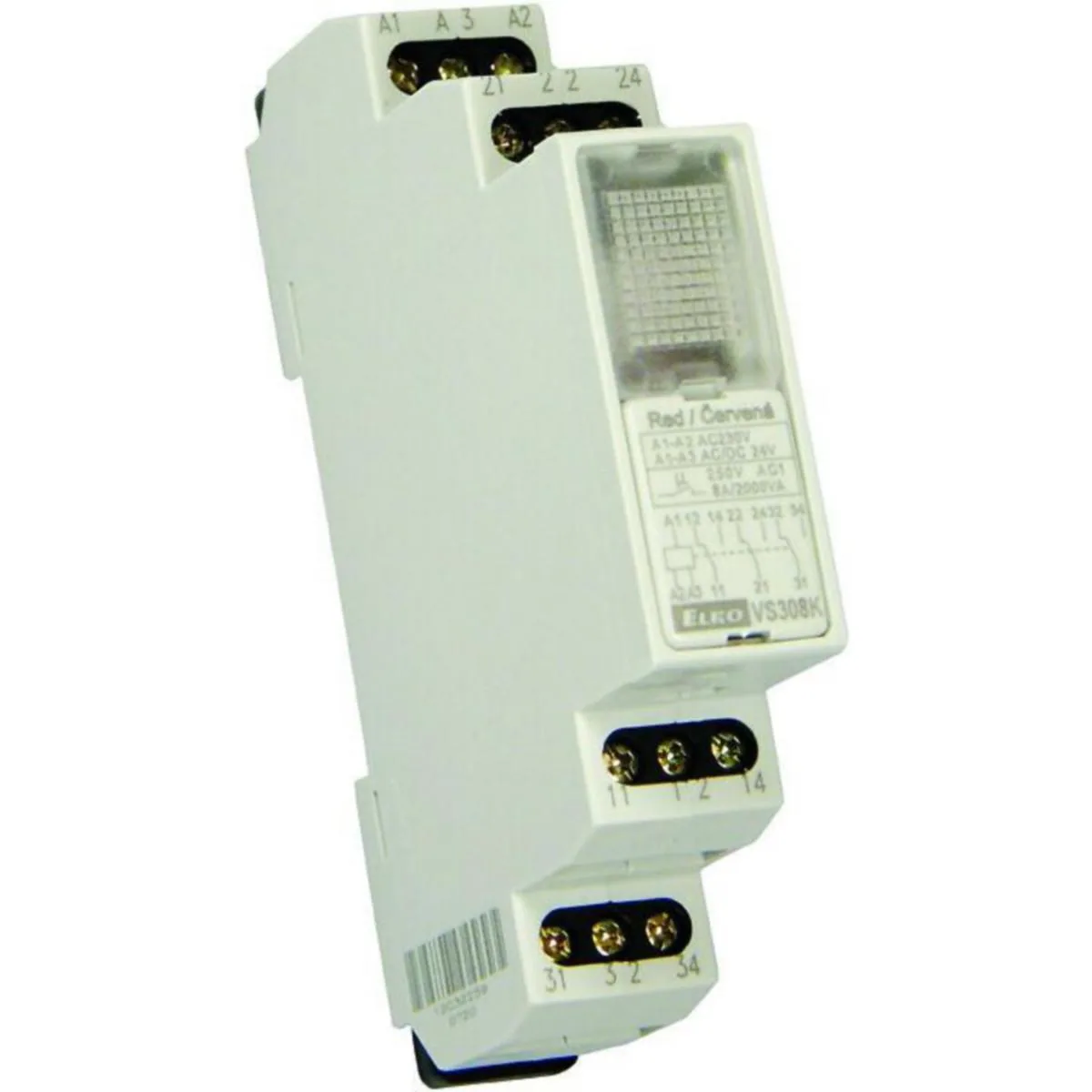 Välirele Elko EP 3VK 8A 230VAC/24VUC PUN LED