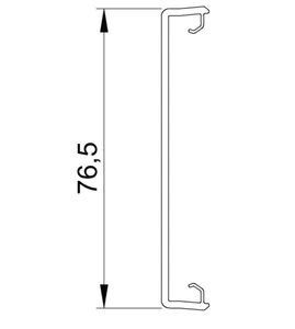 Johtokanavan kansi LFS OBO Bettermann - KANSI OBO GK-OTGRW PVC 2000mm