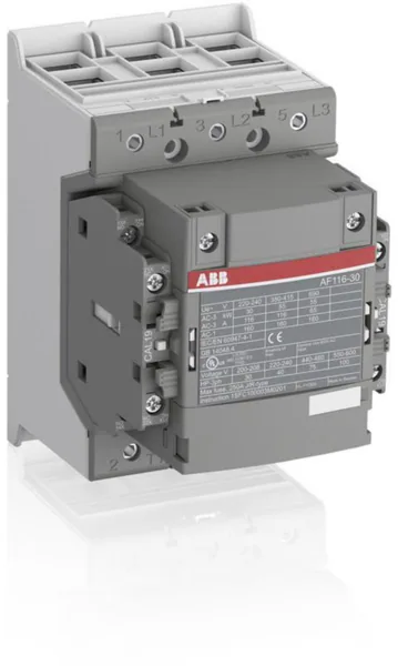 Kontaktori ABB 3-NAP. 55KW, 2S,2A 116A(AC-3