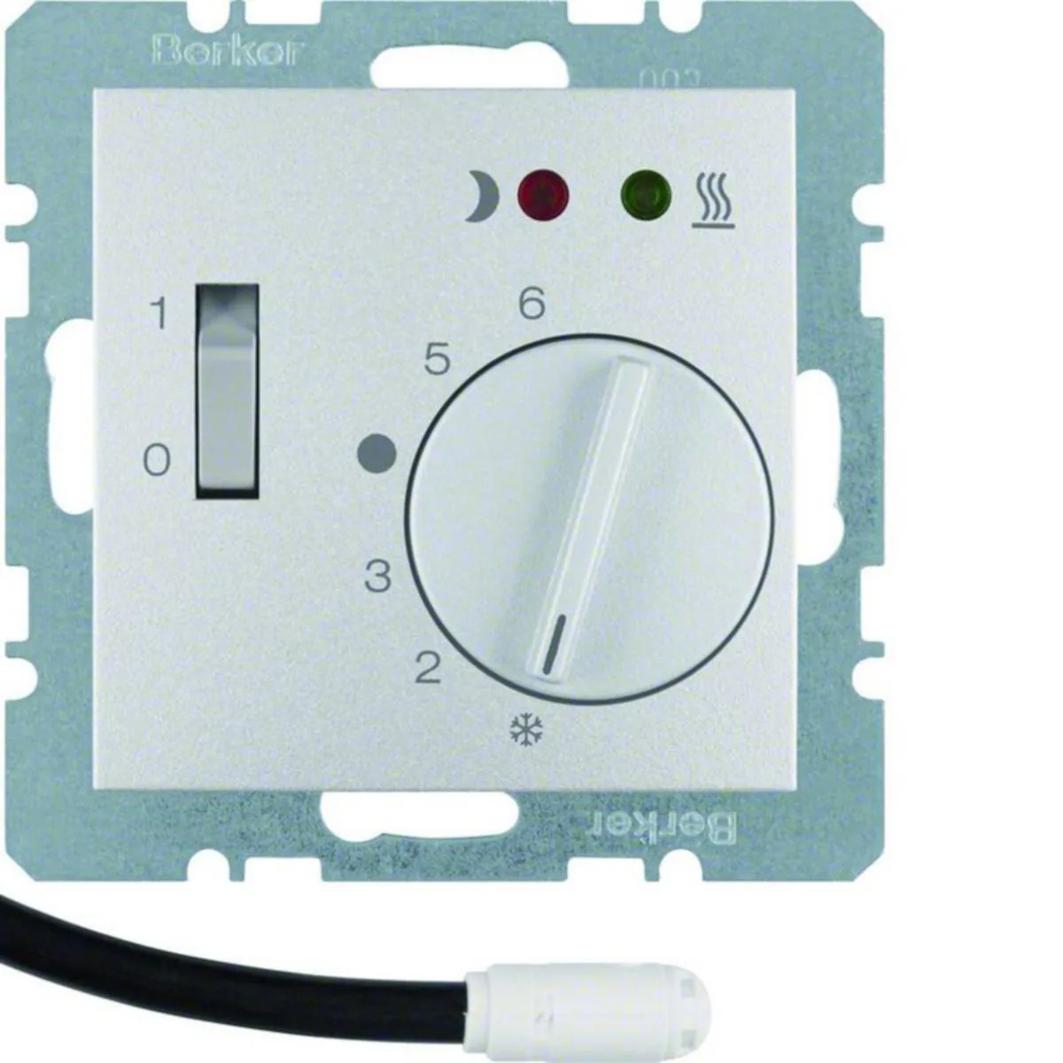 Lattiatermostaatti Hager S.1 5/30 1S 10A KYTK/MV ALU – muu