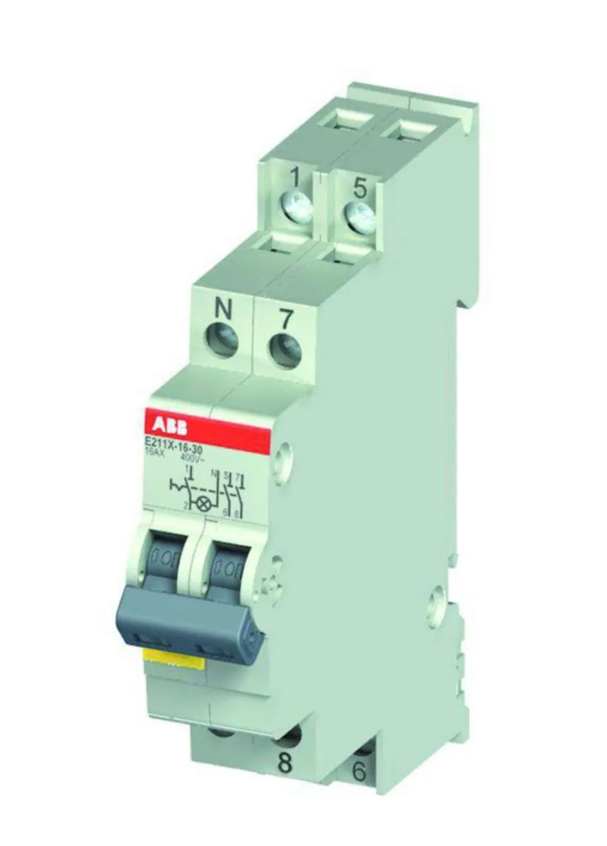 Ohjauskytkin ABB E210 3-NAPAINEN 3S 16A LED