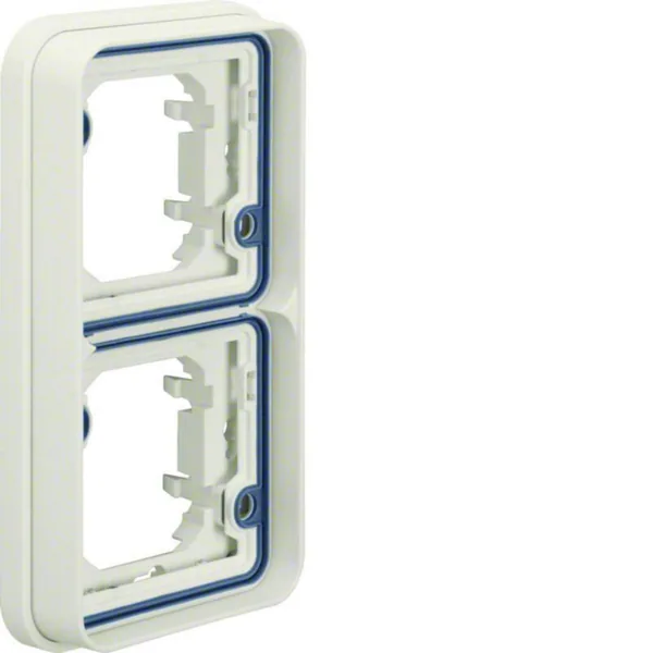 Pintakehys Hager W.1 2-f. flushm. vert white