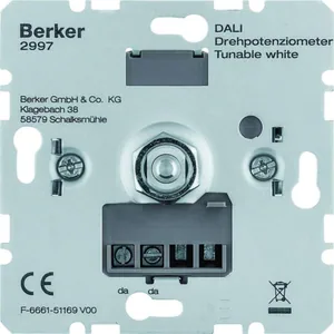Potentiometri Hager S.1 - POTENTIOMETRI S.1 2997 DALI 64 LAIT. TW UR