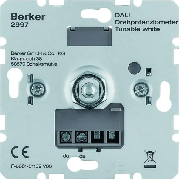 Potentiometri Hager S.1 2997 DALI 64 LAIT. TW UR