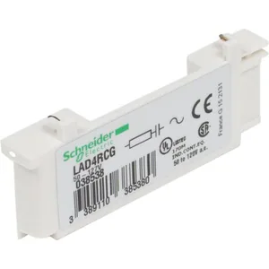 Aikahidastuslohko Schneider Electric TeSys - RC-SUOJA TESYS LAD4RCG, RC-SUOJA, 50-127V AC