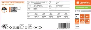 Yleisvalaisin Ledvance Tracklight PFM - YLEISVALAIS TRACKINGLIGHT PFM TR LN 1500 65W 840 120D W DALI