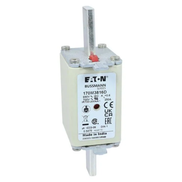 Kahvasulake Bussmann erikoisnopea kahva 1 170M3816D 690V 250A