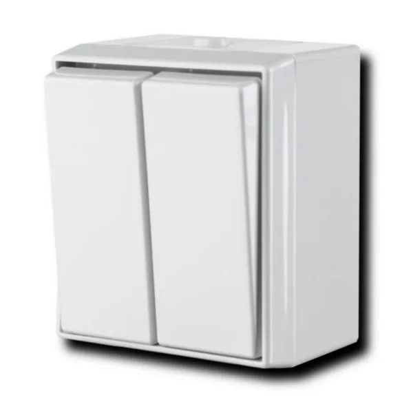 Kytkin Ensto Intro 5, 6 Pinta IP44 5/10A/250V/IP44 PPJ VAL
