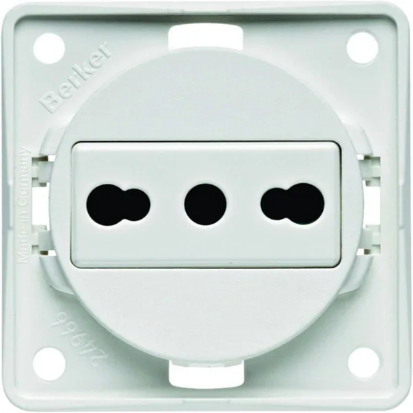 Pistorasia Hager Integro Flow 1IT/16A/250V UKR white