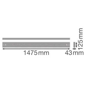 Ripustusvalaisin Ledvance Linear IndiviLED - RIPUSTUSVALAISIN LEDVANCE LN INV DI 1500 69W 940 DALI WT