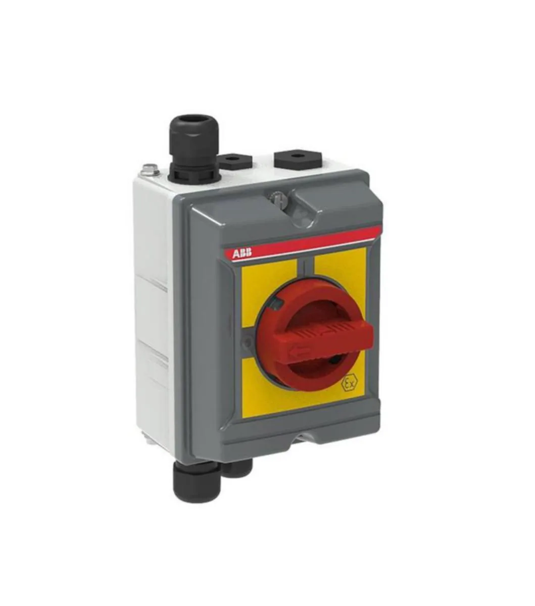Turvakytkin vipu EMC ABB 3-napainen ATEX 3-NAP. 11KW 415VAC – punainen