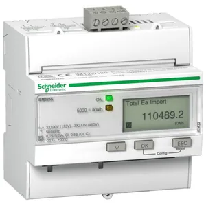 Energiamittari Schneider Electric Acti 9 iEM3000-sarja - ENERGIAMITTARI MIDMODBUS ACTI9 IEM3255 ENERGIAMITT CTX/5 I/O