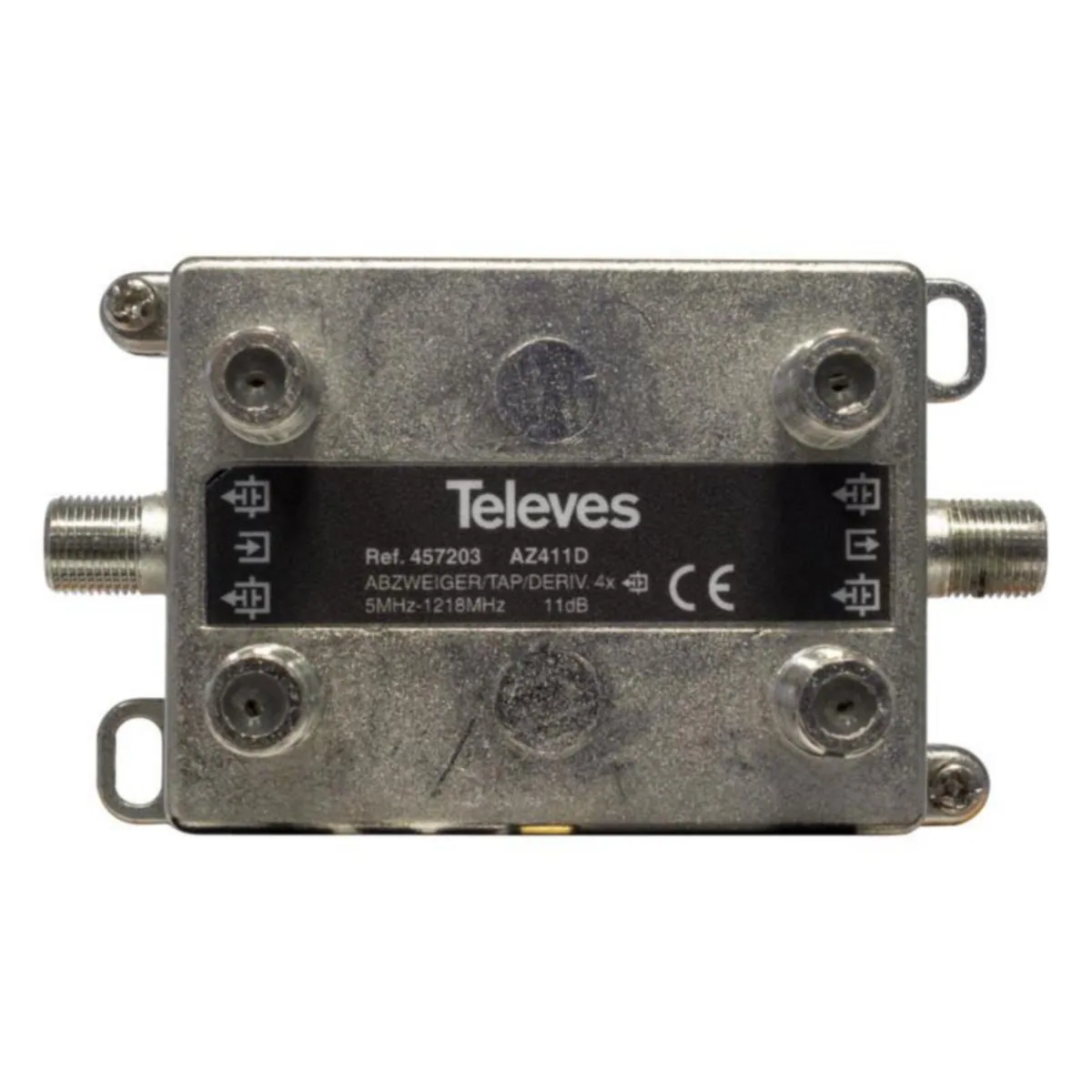 Haaroitin Televes 5-1218MHZ 4 X TAP 11DB I/O 4DB