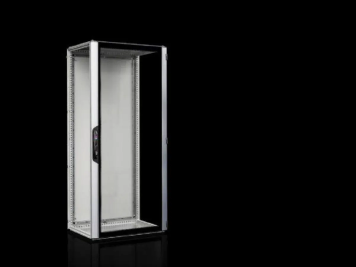 Lattiakaappi Rittal VX IT 42U 800X2000X800 EI KISKOJA – harmaa
