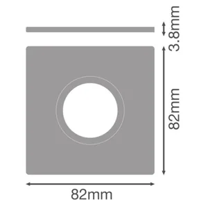Mekaaninen lisätarvike Ledvance SPOT - MEKAANINEN LISÄTARV. LEDVANCE SP CBO RING FIX SQUARE BN