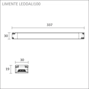 Muuntaja Limente 24V Dali - MUUNTAJA LIMENTE LEDDALI100 MUUNTAJA 24V 0-100W