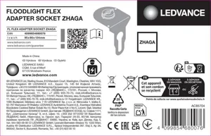 Sähköinen lisätarvike Ledvance Floodlight PFM - SÄHKÖINEN LISÄT.FLOODLIGHT PFM FL FLEX/MAX ZHAGA SOCKET