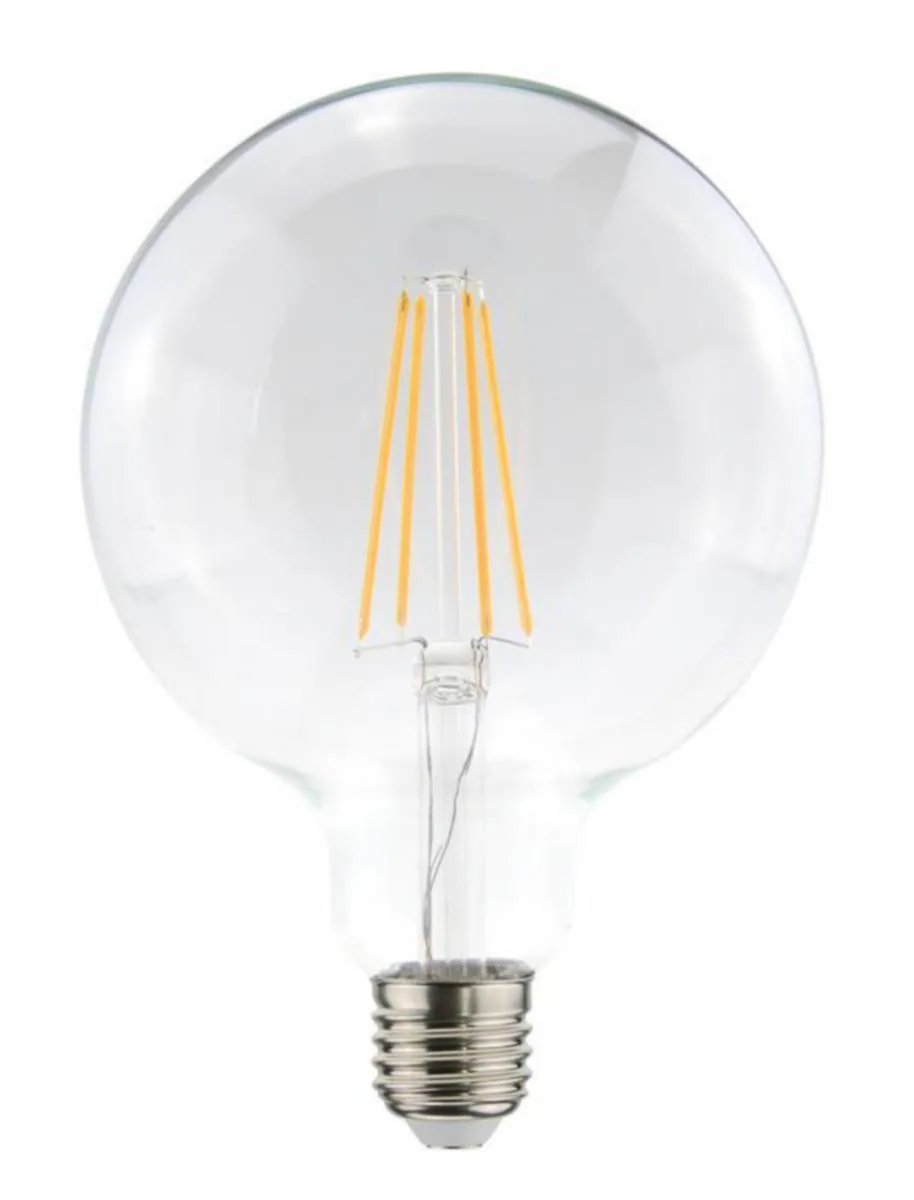 Sisustuslamppu Airam Led G pahvipakkaus G125 827 470lm E27 FIL DIM – 2700