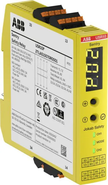 Turvarele ABB Jokab Safety SENTRY USR10P, PUSH-IN