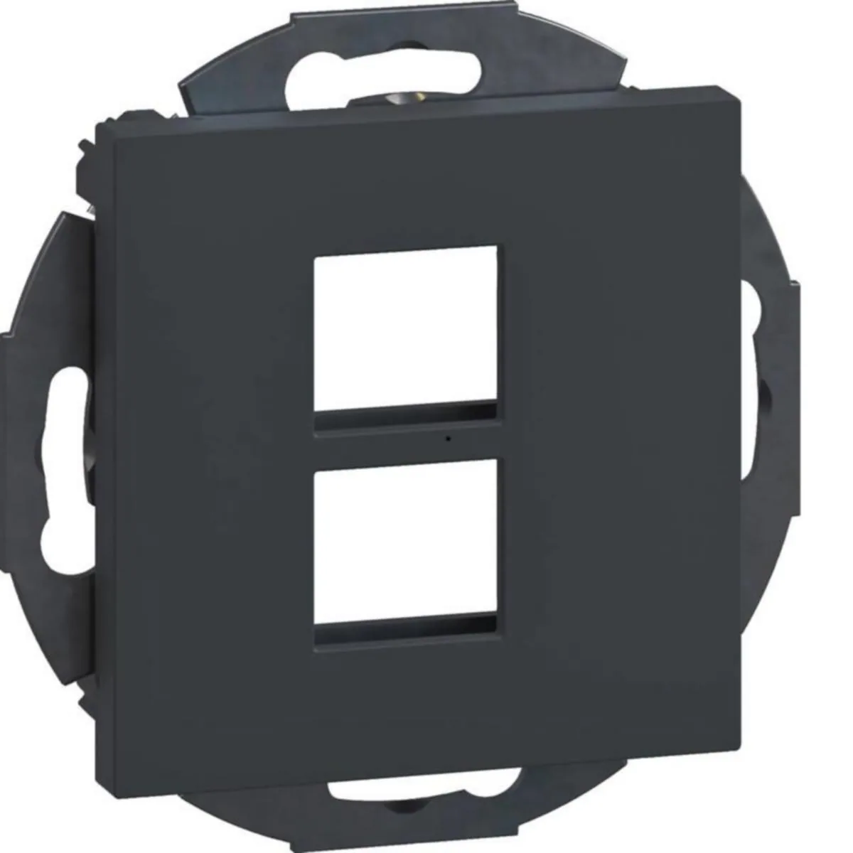 Kanava AV-rasia Hager Ecoline Keystone GSETMM102 2-OS. MUS – musta