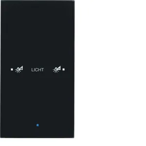 Painike KNX Hager TS Sensor - PAINIKE KNX TS SENSOR 1OS. LISÄT. OP. LASI MUS