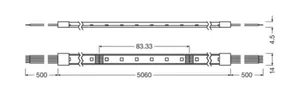 Valoprofiili/-nauha Ledvance LEDStrip Performance - VALOPROFIILI/-NAUHA LEDVANCE LS PFM 1000/RGBW/927/5/IP67
