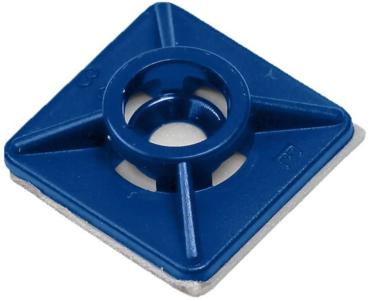 Johdinsideankkuri Elematic PA 6.6 DT havaittava - JOHDINSIDEANKKURI ELEMATIC 27x27mm ELINT SIN 100kpl/pss