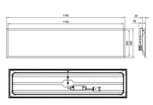 Moduulivalaisin Philips Ledinaire Panel - MODUULIVALAISIN LEDINAIRE PANE 3400/3600LM CCT 30X120 OC