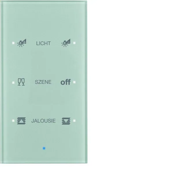 Painike KNX Hager TS Sensor 3OS. LISÄT. OP. LASI ALU
