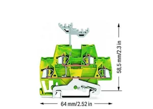 Riviliitin Wago 280-sarja kevi - RIVILIITIN 280-SARJA 2-KERROS. 0,08-2,5MM², KEVI