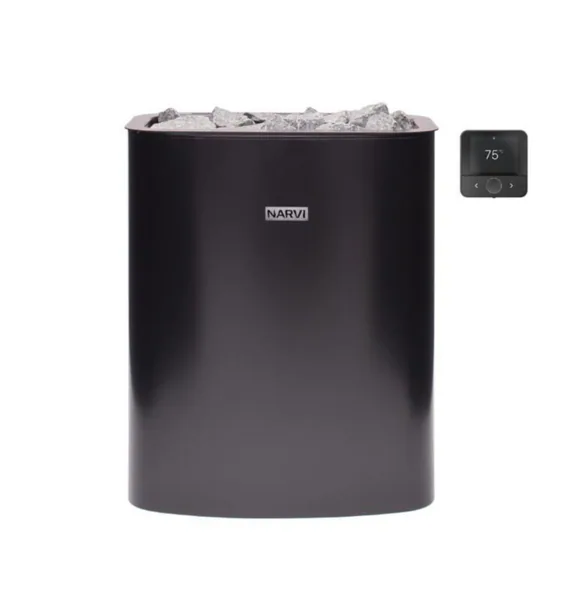 Seinäkiuas Narvi NC Electric 6,0 KW MUSTA