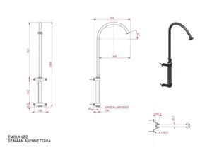 Taajamavalaisin EMOLA LED, Karlux - TAAJAMAVALAISIN EMOLA LED EMOLASEINÄLED44W-MU-5000LM