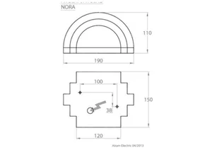 Yleisvalaisin pinta Airam Pro Nora - YLEISVALAISIN PINTA NORA IP54 7W PCO WH