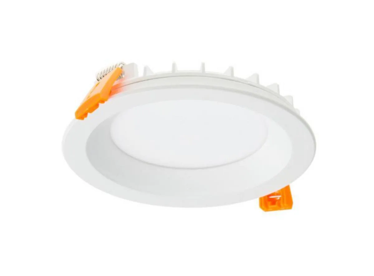 Alasvalo Ensto Velox Deco pyöreä - ALASVALO VELOX ALDD120PU IP44 8W 830/840 VA