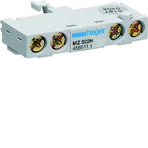 Apukosketin Hager MZ522N 1S 1A AC15 PA