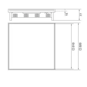 Asennuskehys Hager Electraplan.VE-EE EKQ RST - ASENNUSKEHYS ELECTRAPLAN.VE-EE EKQ161 RST 243X243 15MM RUNKO