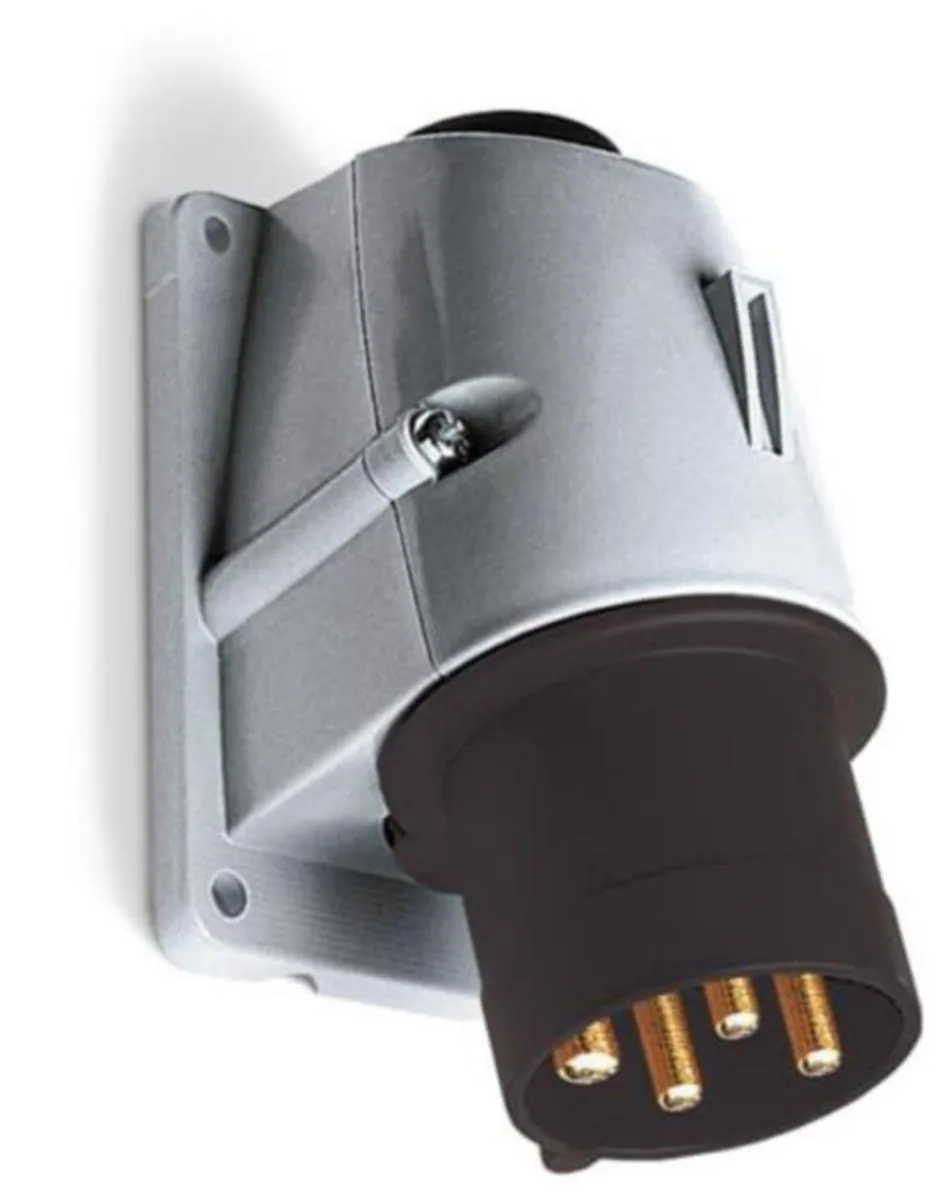 Kojevastake Amphenol Easy & Safe 5H, 16A, IP44, 3P+N+E – musta