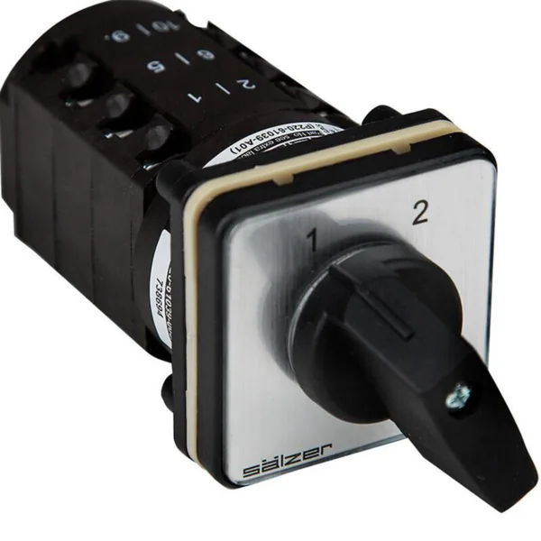 Nokkakytkin vaihto Sälzer P220 1-2 3N 20A 4-PISTE