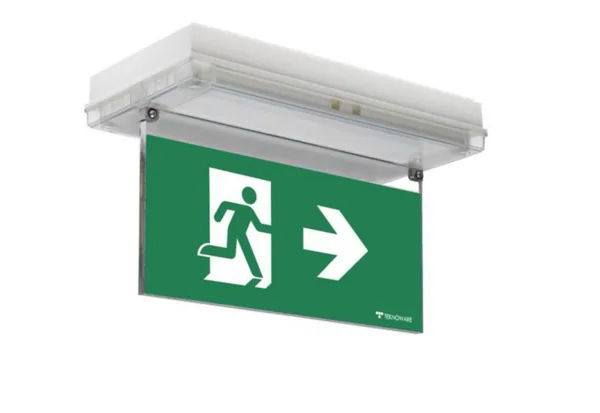 Opastevalaisin Teknoware Solid Exit 2 oikealle/vasemmalle/alas Y3151WK148 230V 30M OIK 1-P