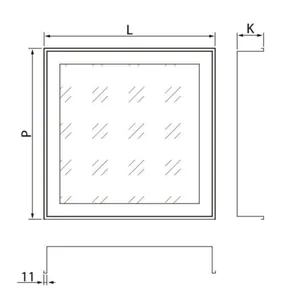 Puhdastilavalaisin Airam Best Clean LED - PUHDASTILAVALAISIN AIRAM BESTCLEAN A IP65 57W/930 WH DA
