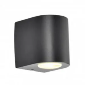 Seinä/kattovalaisin ulko FTLight Diva - SEINÄ/KATTOVALAISIN ULKO DIVA 2X5W LED HARMAA 4K