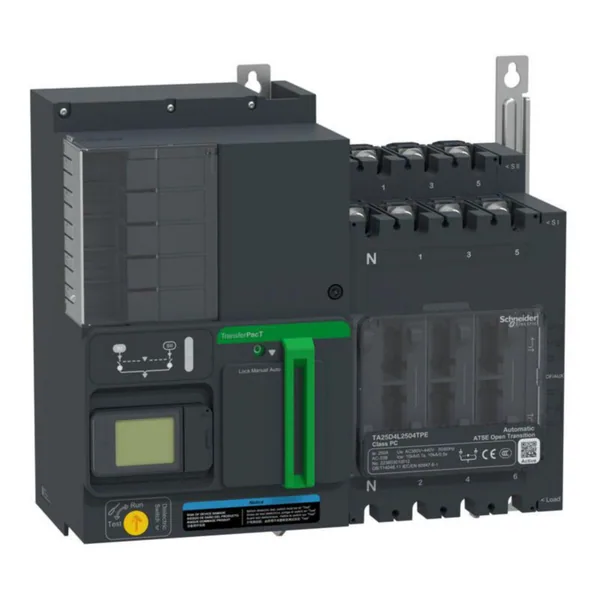 Vaihtokytkin Schneider Electric TA25 ACTIVE 250A 4P LCD-HMI